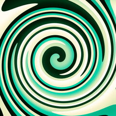 Green spiral background, spiral patterns, swirl, infinity aspect