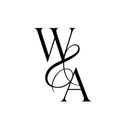 aw, wa, monogram logo. Calligraphic signature icon. Wedding Logo Monogram. modern monogram symbol. Couples logo for wedding