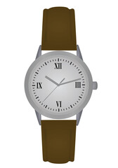 Hand man watch. vector illustration