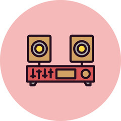 Sound System  Icon