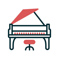 Grand piano Icon