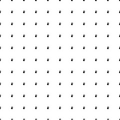 Square seamless background pattern from geometric shapes. The pattern is evenly filled with small black industrial pollution symbols. Vector illustration on white background