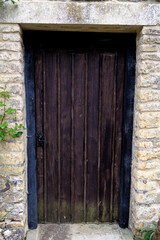 Old door closeup - Burford in Cotswold, England