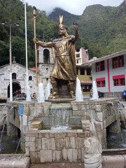 Aguas Calientes town, near Machu Picchu, in southeast Peru