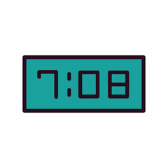Digital Clock Icon