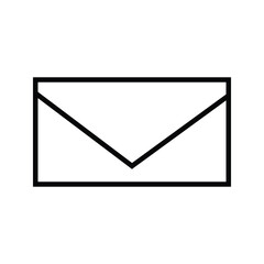 Email icon. Envelope Mail services. Contacts message send letter isolated flat