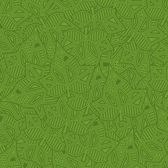Leaves pattern background. Abstract Bauhaus geometric pattern background.