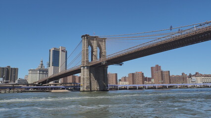 Fototapeta na wymiar Brooklyn Bridge, NY