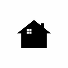 Home simple flat icon vector