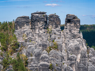 Felsen 4 Finger in der Sächsischen Schweiz