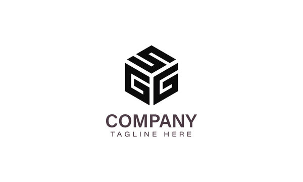 Letter SGG Logo, Three Letter Logo, Alphabet S G G Hexagon Shape Vector Icon Template