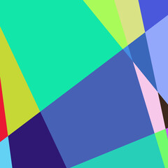 Obraz premium Geometric abstraction generative art background art illustration