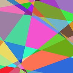 Obraz premium Geometric abstraction generative art background art illustration