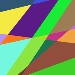 Obraz premium Geometric abstraction generative art background art illustration