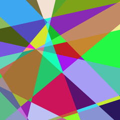 Obraz premium Geometric abstraction generative art background art illustration