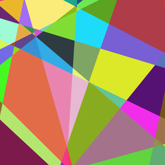 Obraz premium Geometric abstraction generative art background art illustration
