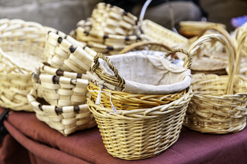 Obraz premium Handmade wicker baskets