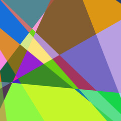 Obraz premium Geometric abstraction generative art background art illustration