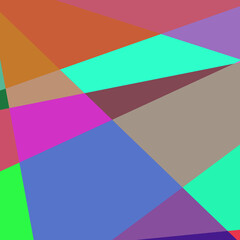 Obraz premium Geometric abstraction generative art background art illustration