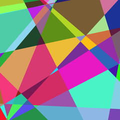 Obraz premium Geometric abstraction generative art background art illustration