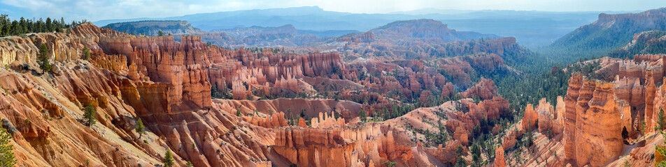 Panoramic view of Bryce Canyon National Park Utah