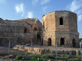 Ruins of the ancient city of Harran in mesopotamia
