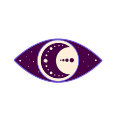 Naklejka premium Eye Talisman Icon. Evil Devil Eye Boho Minimalist Graphic Symbol Icon. Modern Poster Eye Symbol Template.