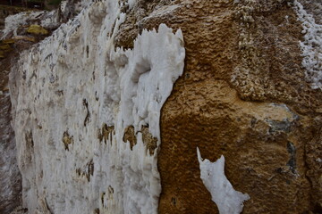 Terraced salt pans also known as (Salineras de Maras), among the most scenic travel destination in...