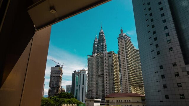 Time lapse of Kuala Lumpur City Malaysia