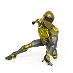 super pilot is ready to jump in action