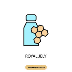 royal jely icons  symbol vector elements for infographic web