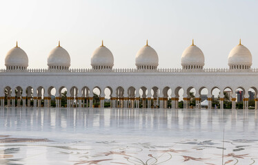 Obraz premium Sheikh zayed grand mosque at Abu Dhabi - UAE
