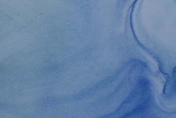 Obraz premium Abstrakter blauer Hintergrund mit Wasserfarben