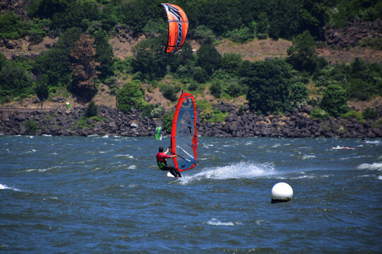Windsurfing in Hood River Oregon