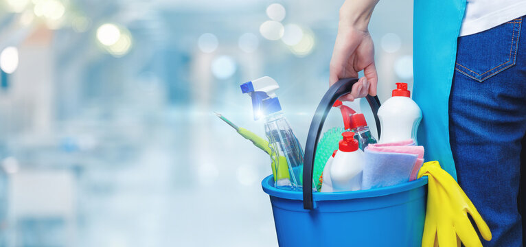 Concept of cleaning services.