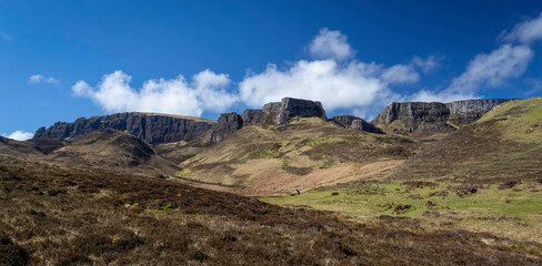 The Quiraing mountain range