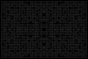 Fototapeta premium Abstract background. Monochrome texture. Black and white lines on white background.