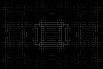 Abstract background. Monochrome texture. Black and white lines on white background.