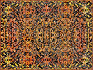 Oriental old shabby pattern.