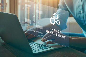 change management concept for business - obrazy, fototapety, plakaty