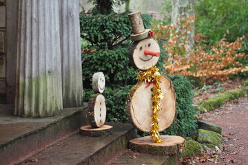 snowman in the garden
