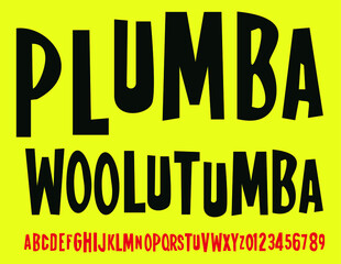 Hand drawn funny comic font. Good mood and children's party inspired this font.