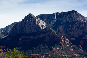 Obraz premium Mountain of rock from the Southwest USA