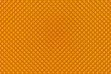 Bright yellow tiles on the red background 3d render illustration