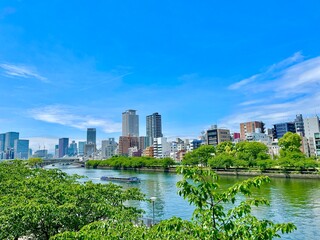 大阪の街並み