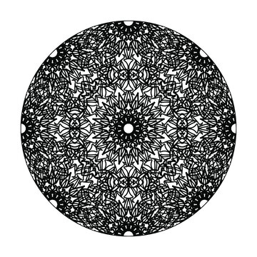 decorative concept abstract mandala illustration.
