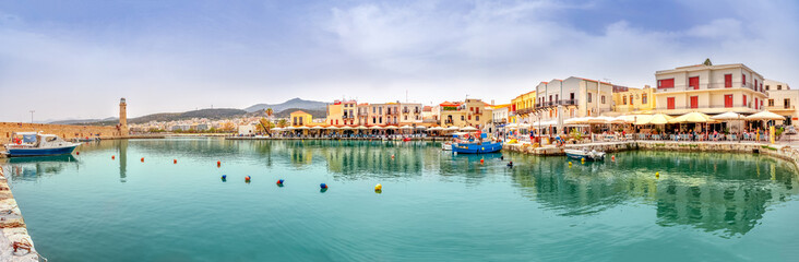 Obraz na płótnie Canvas Venezianischer Hafen, Rethymno, Kreta, Griechenland 