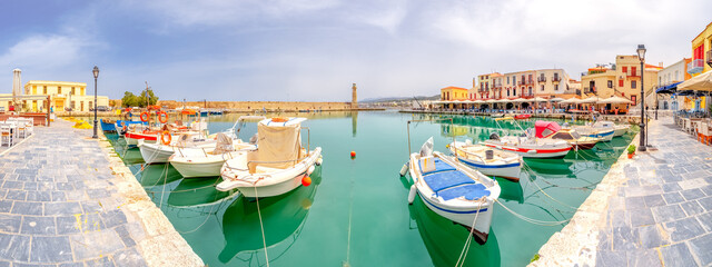 Venezianischer Hafen, Rethymno, Kreta, Griechenland 