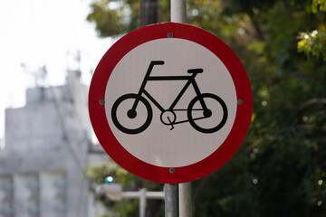 cycling road sign traffic 
