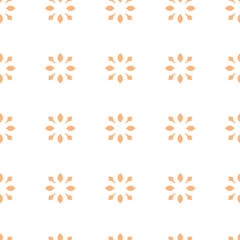 Vector. Seamless mediterranean geometric pattern in patchwork style. Talavera template. Portuguese Azulejo. Turkish decoration. Moroccan mosaic. Spanish porcelain. Ceramic dishes, folk ornament. 